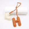 Contrast Color Letter Love Artificial Leather Bag With Diy Knot Lanyard Pendant Accessories Featuring Little Bear Pig Small Animal Patterns And Electroplating Processing