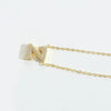 Copper 14K Gold Plated Vintage Style Simple Style Commute Inlay Letter Zircon Pendant Necklace