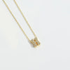 Copper 14K Gold Plated Vintage Style Simple Style Commute Inlay Letter Zircon Pendant Necklace