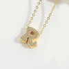 Copper 14K Gold Plated Vintage Style Simple Style Commute Inlay Letter Zircon Pendant Necklace