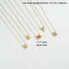 Copper 14K Gold Plated Vintage Style Simple Style Commute Inlay Letter Zircon Pendant Necklace