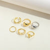 Copper 14K Gold Plated Vintage Style Simple Style Commute Inlay Round Fish Zircon Open Rings