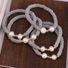 Copper 18K Gold Plated Elegant Vintage Style Simple Style Plating Inlay Round Artificial Pearls Bracelets