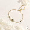 Copper 18K Gold Plated IG Style Ethnic Style Commute Devil's Eye Enamel Inlay Zircon Bracelets