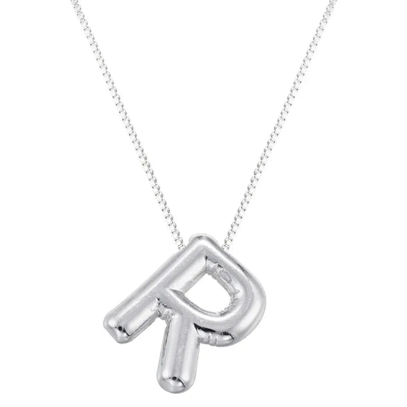 Copper 18K Gold Plated Letter Pendant Necklace