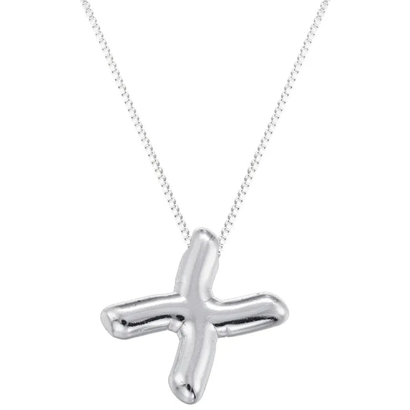 Copper 18K Gold Plated Letter Pendant Necklace