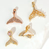 Copper Animal Zodiac Shape Minimalist Diamond Pendant Necklace And Earrings Accessories