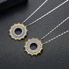 Copper Bamboo Chain Necklace With Zircon Inlaid Geometric Pendant Fashion Jewelry For Women Wholesale
