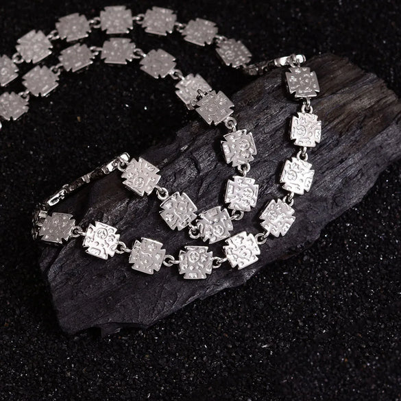 Copper Basic Modern Style Classic Style Square Bracelets Necklace