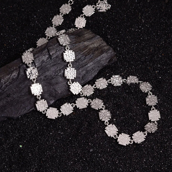 Copper Basic Modern Style Classic Style Square Bracelets Necklace