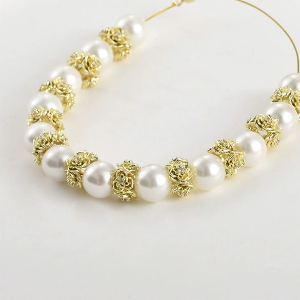 Copper Beads Electroplated Jewelry Material For Necklace Bracelet Diy