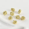 Copper Beads Electroplated Jewelry Material For Necklace Bracelet Diy