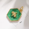 Copper Bee Butterfly Dragonfly Owl Dripping Oil Style Necklace Pendant Diy Accessories With Zircon Abalone Shellfish White Shellfish