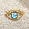 Copper Blue Eyes And Devil's Eye Inlay Jewelry Pendant And Bracelet Set