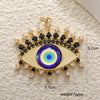 Copper Blue Eyes And Devil's Eye Inlay Jewelry Pendant And Bracelet Set