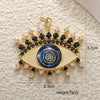 Copper Blue Eyes And Devil's Eye Inlay Jewelry Pendant And Bracelet Set