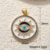 Copper Blue Eyes And Devil's Eye Inlay Jewelry Pendant And Bracelet Set