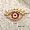 Copper Blue Eyes And Devil's Eye Inlay Jewelry Pendant And Bracelet Set