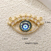 Copper Blue Eyes And Devil's Eye Inlay Jewelry Pendant And Bracelet Set