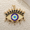 Copper Blue Eyes And Devil's Eye Inlay Jewelry Pendant And Bracelet Set