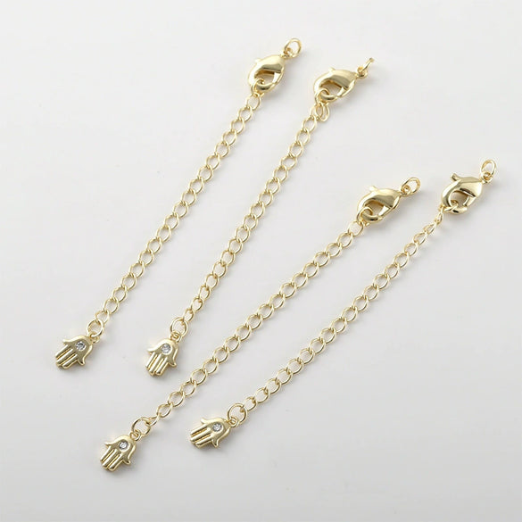 Copper Butterfly Starburst Lobster Clasp Tail Chain Long Chain Jewelry Accessories 14K Gold Electroplated