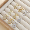Copper Clad Gold Color Zirconium Handmade Jewelry Accessories Material For Belt Hanging Buckle Bracelet Necklace Earrings With Inlay Process