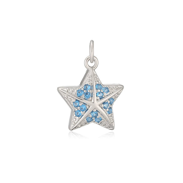 Copper Crab Turtle And Starfish Pendant With Pearl Detail And Drip Oil Finish For Bracelets And Necklaces
