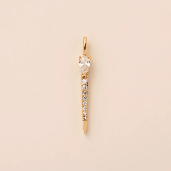 Copper Cross Pendant Jewelry Accessories With Microinlaid Zircon Electroplating Geometric Ushaped Design