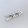 Copper Cute Animal Style Butterfly Inlaid Zircon Double Row Pearl Spacer Double Hole Accessories Diy Bracelet Necklace With Gold Plating