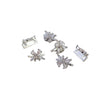 Copper Cute Animal Style Butterfly Inlaid Zircon Double Row Pearl Spacer Double Hole Accessories Diy Bracelet Necklace With Gold Plating