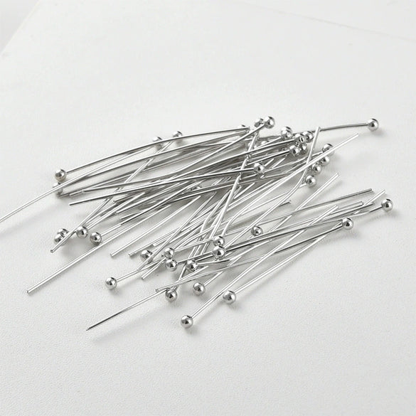 Copper Electroplated Ball Needle Handmade Earrings Material For Beaded Jewelry Accessories