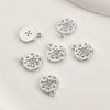 Copper Electroplated Colorpreserving Cross Star Sparkling Zircon Pendant Diy Handmade Jewelry Accessories
