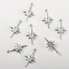 Copper Electroplated Colorpreserving Zirconium Double Hanging Star Pendant Jewelry Accessories Bracelet Necklace Earrings