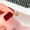 Copper Electroplated Female Adjustable Spiral Ear Clip And Ear Stud Converter For No Ear Holes Diy Design
