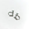 Copper Electroplated Female Adjustable Spiral Ear Clip And Ear Stud Converter For No Ear Holes Diy Design