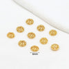 Copper Electroplated Flower Holder Bead Holder Handmade Beaded Bracelet Jewelry Accessories