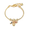 Copper Electroplated Geometric Pendant Bracelet For Boys And Girls