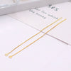 Copper Electroplated Gold Earrings Accessories