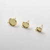 Copper Electroplated Handmade Beads Earrings Accessories With Hanging Ear Needle