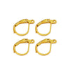 Copper Electroplated 18K Real Gold Earrings With French Ear Hooks Diy Accessories