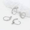 Copper Electroplated 18K Real Gold Earrings With French Ear Hooks Diy Accessories