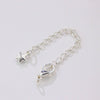 Copper Electroplated Lobster Buckle Love Tail Chain Bracelet Extension Chain With Fivepointed Star Diy Handmade Accessories
