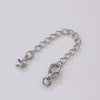 Copper Electroplated Lobster Buckle Love Tail Chain Bracelet Extension Chain With Fivepointed Star Diy Handmade Accessories