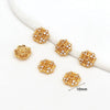 Copper Electroplated Micropaved Zircon Cut Out Flower Diy Jewelry Accessories Bracelet Necklace Earrings