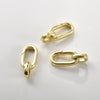Copper Electroplated Oval Lobster Clasp Spring Buckle For Necklace And Bracelet Connection
