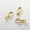 Copper Electroplated Oval Lobster Clasp Spring Buckle For Necklace And Bracelet Connection