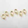 Copper Electroplated Oval Lobster Clasp Spring Buckle For Necklace And Bracelet Connection