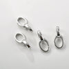 Copper Electroplated Oval Lobster Clasp Spring Buckle For Necklace And Bracelet Connection