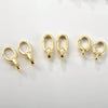 Copper Electroplated Oval Lobster Clasp Spring Buckle For Necklace And Bracelet Connection