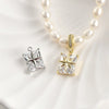 Copper Electroplated Retro Cross Star Long Square Pendant Jewelry Accessories For Diy Bracelet Necklace Earrings